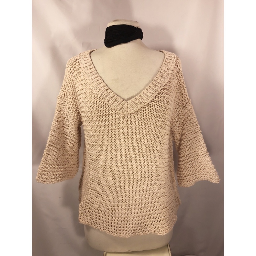 Free People Knit Top w/ Bell Sleeves Size XS
